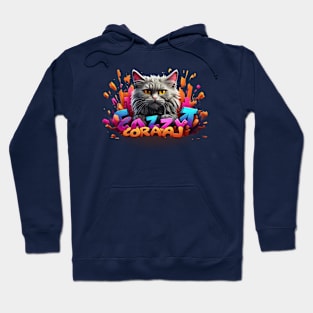 Crazy Cat Person and Proud' tee! Hoodie